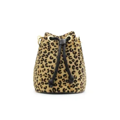 Bolso bombonera piel leopardo