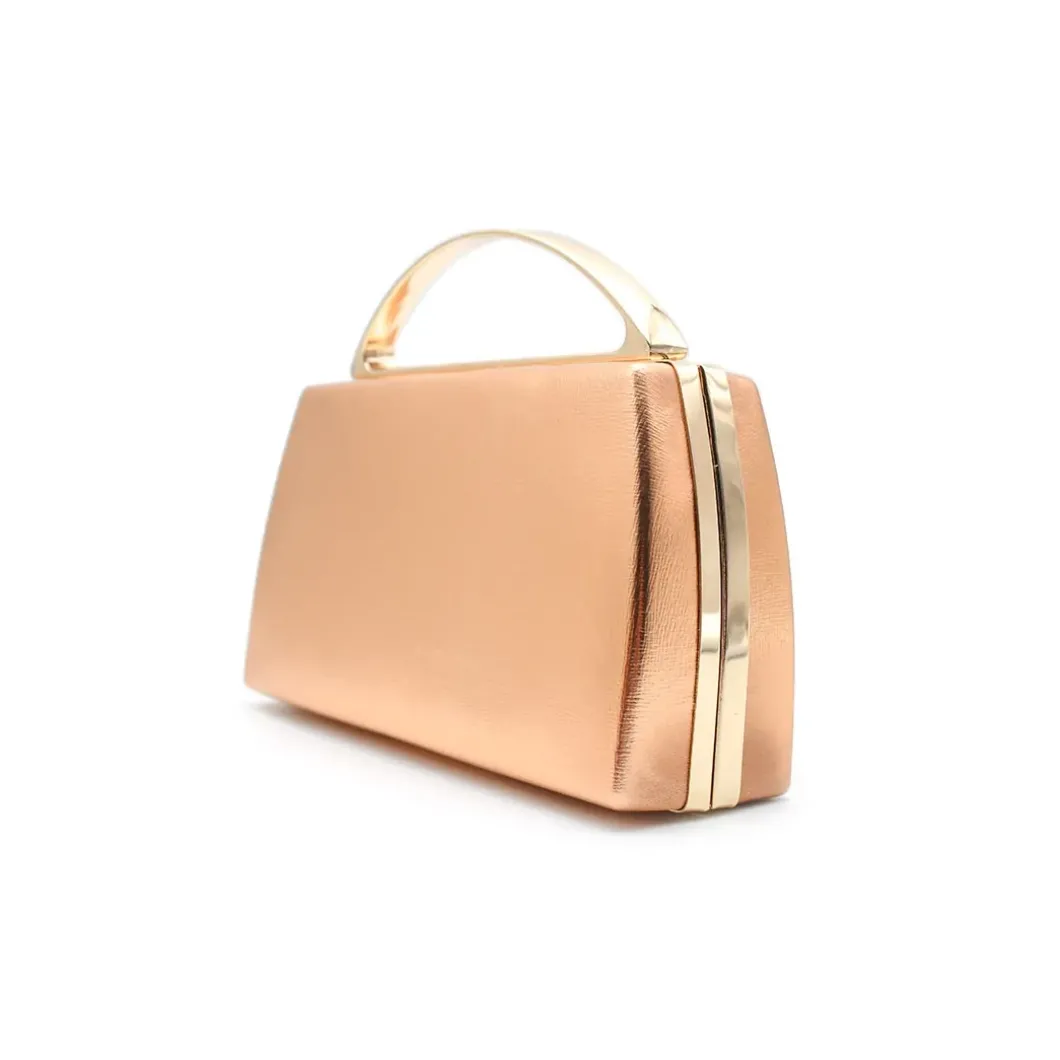 Bolso clutch asa champagne