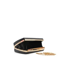 Bolso clutch asa negro