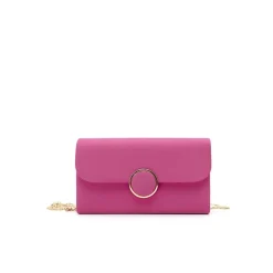 Bolso fucsia fiesta satinado