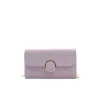 Bolso lila fiesta satinado