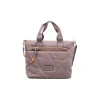 Bolso malva nylon con monedero