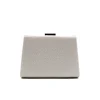 Bolso mano lurex brillo plata