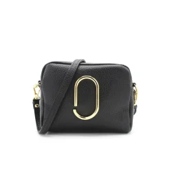 Bolso pequeño negro de piel