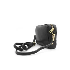 Bolso pequeño negro de piel
