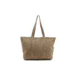 Bolso shopper serraje taupe