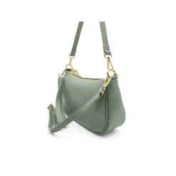 Bolso verde piel cadena
