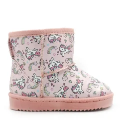 Bota australiana impermeable unicornios rosa
