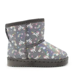 Bota australiana impermeable unicornios gris
