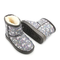 Bota australiana impermeable unicornios gris
