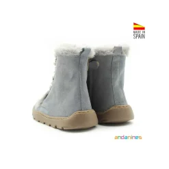 Bota azul de invierno