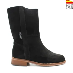 Bota campera serraje negra