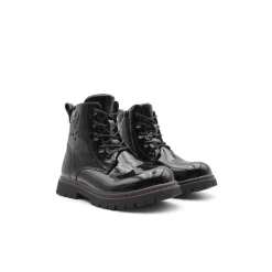 Bota charol militar negra