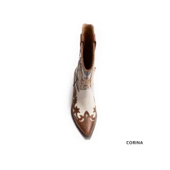 Bota cowboy M4800 cuero verde