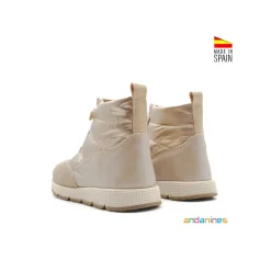 Bota cremallera after-ski taupe