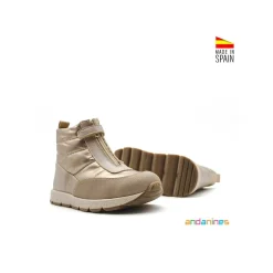 Bota cremallera after-ski taupe