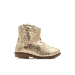 Bota dorada estilo campera