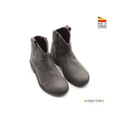 Bota gris nobuck Andanines