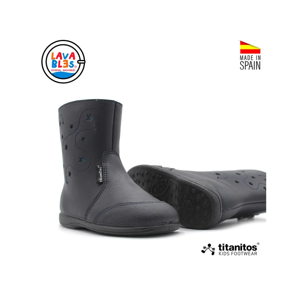 Bota lavable star azul marino