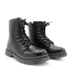 Bota militar niña negra