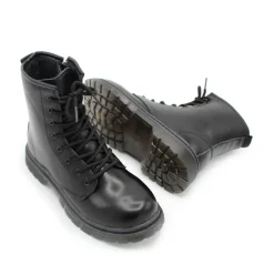 Bota militar niña negra