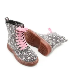 Bota militar unicornios azul marino