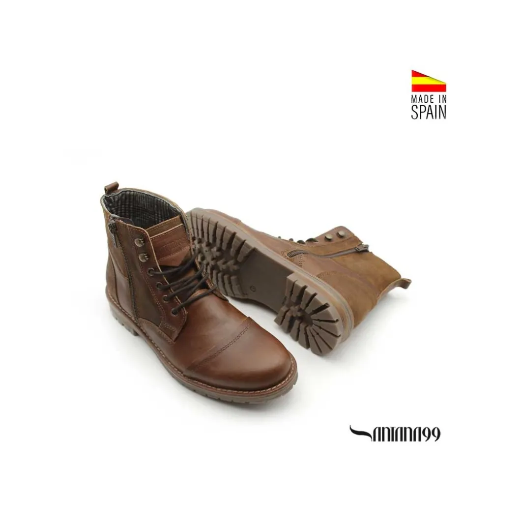 Bota munt cuero
