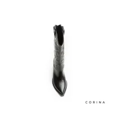 Bota negra Corina cowboy