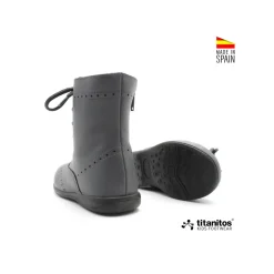 Bota piel Olalla gris