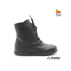 Bota piel Olalla marino