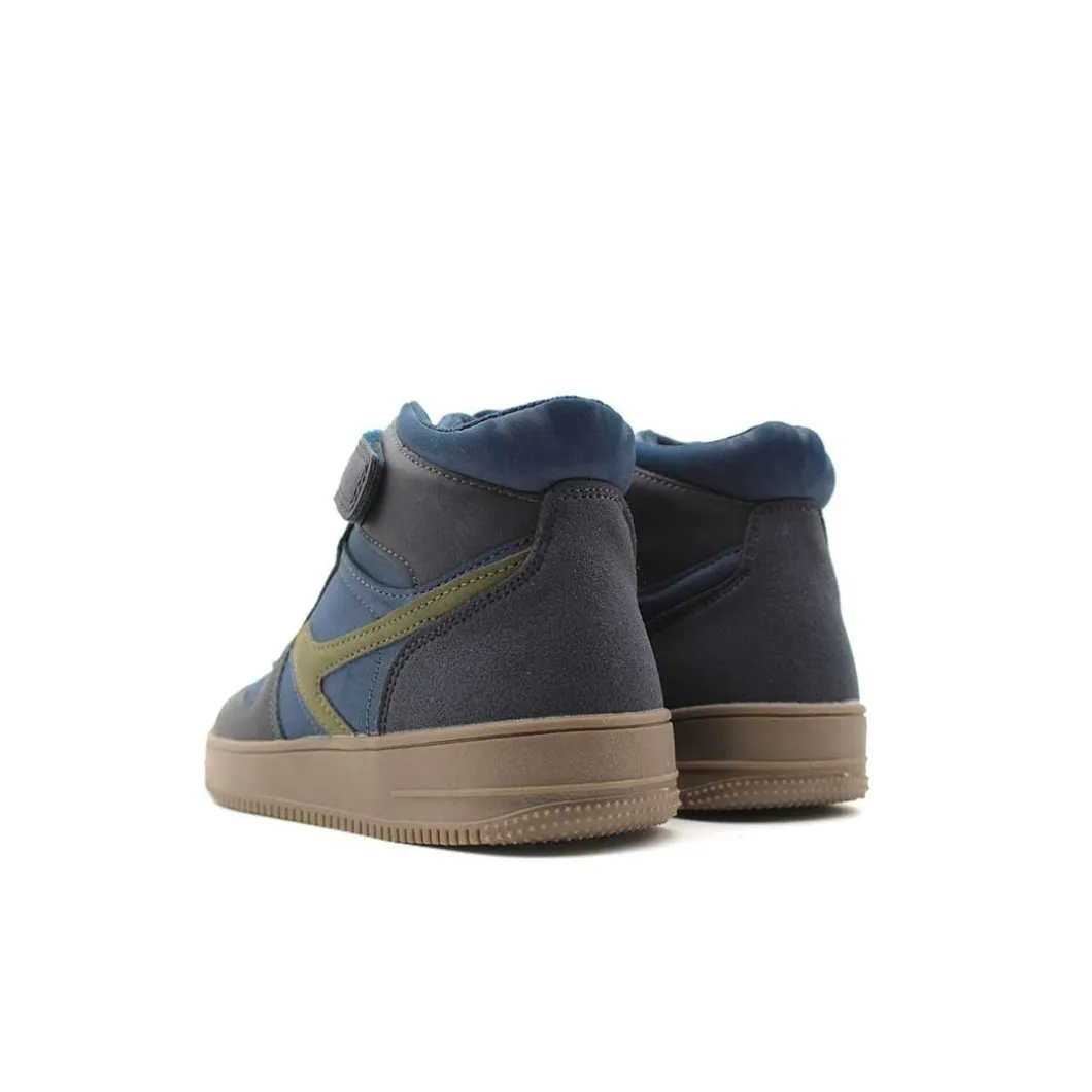 Bota street style azul marino