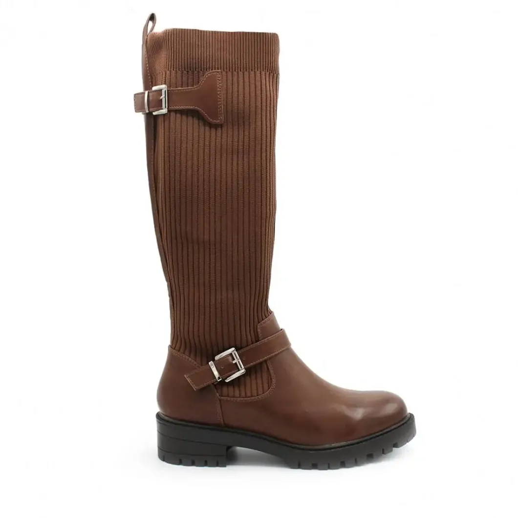 Bota tallas grandes camel