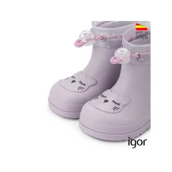 Botas de agua malva Igor Mendi Gato