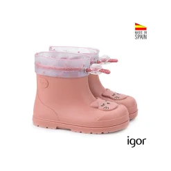 Botas de agua rosa Igor Mendi Gato