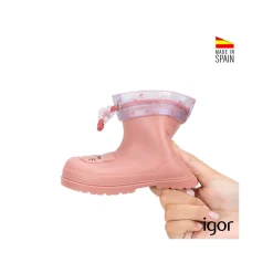 Botas de agua rosa Igor Mendi Gato