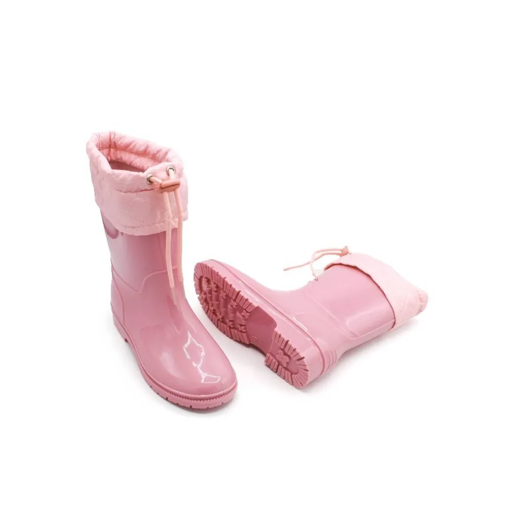 Botas de agua rosas