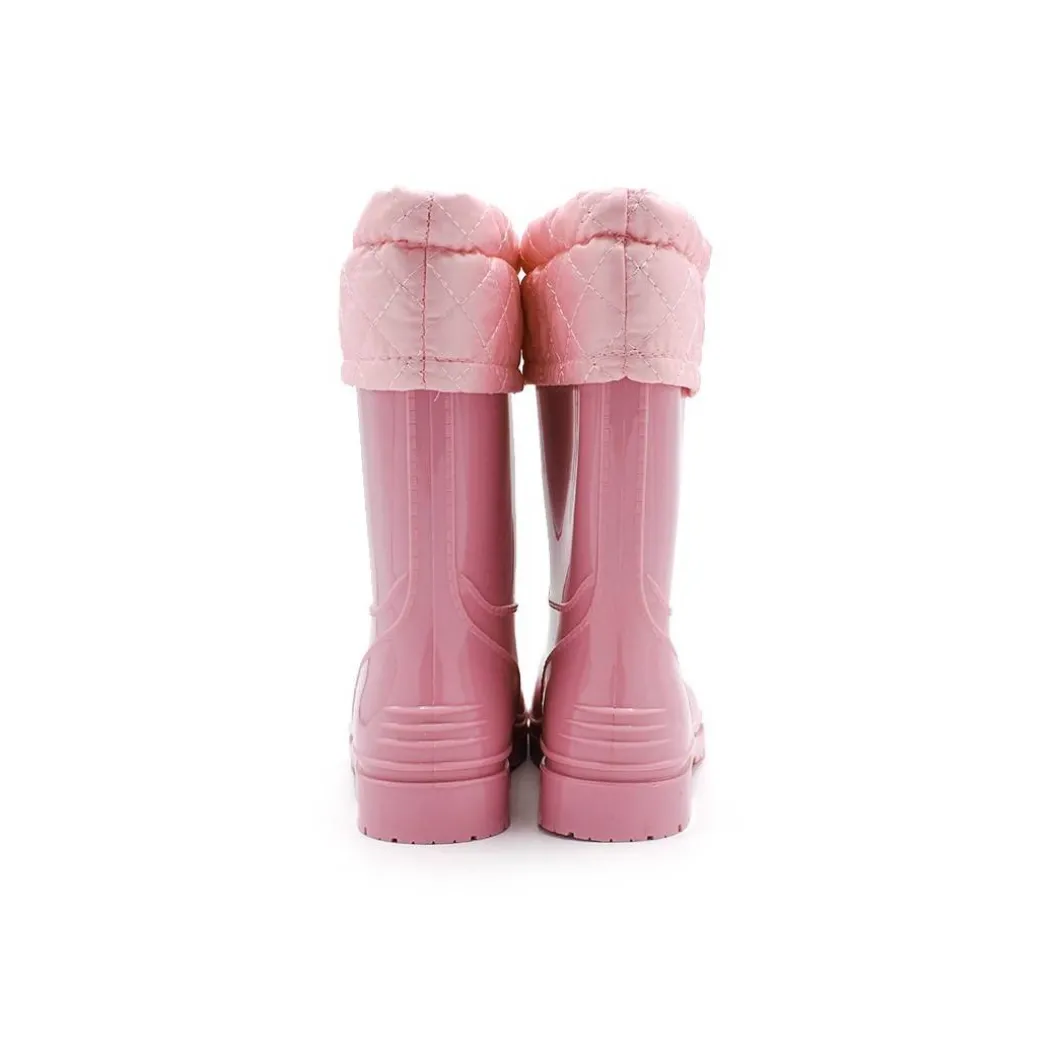 Botas de agua rosas