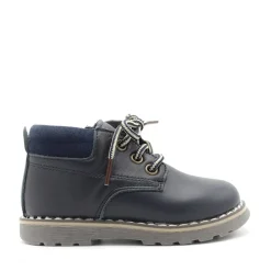 Botin estilo montaña azul marino