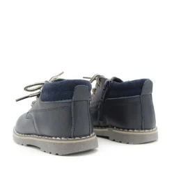 Botin estilo montaña azul marino
