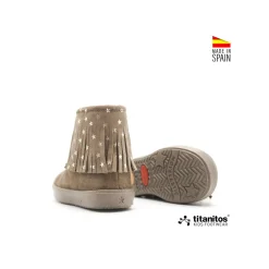 Botines Quimper serraje topo