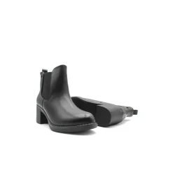 Botín Ankle negro con tacón