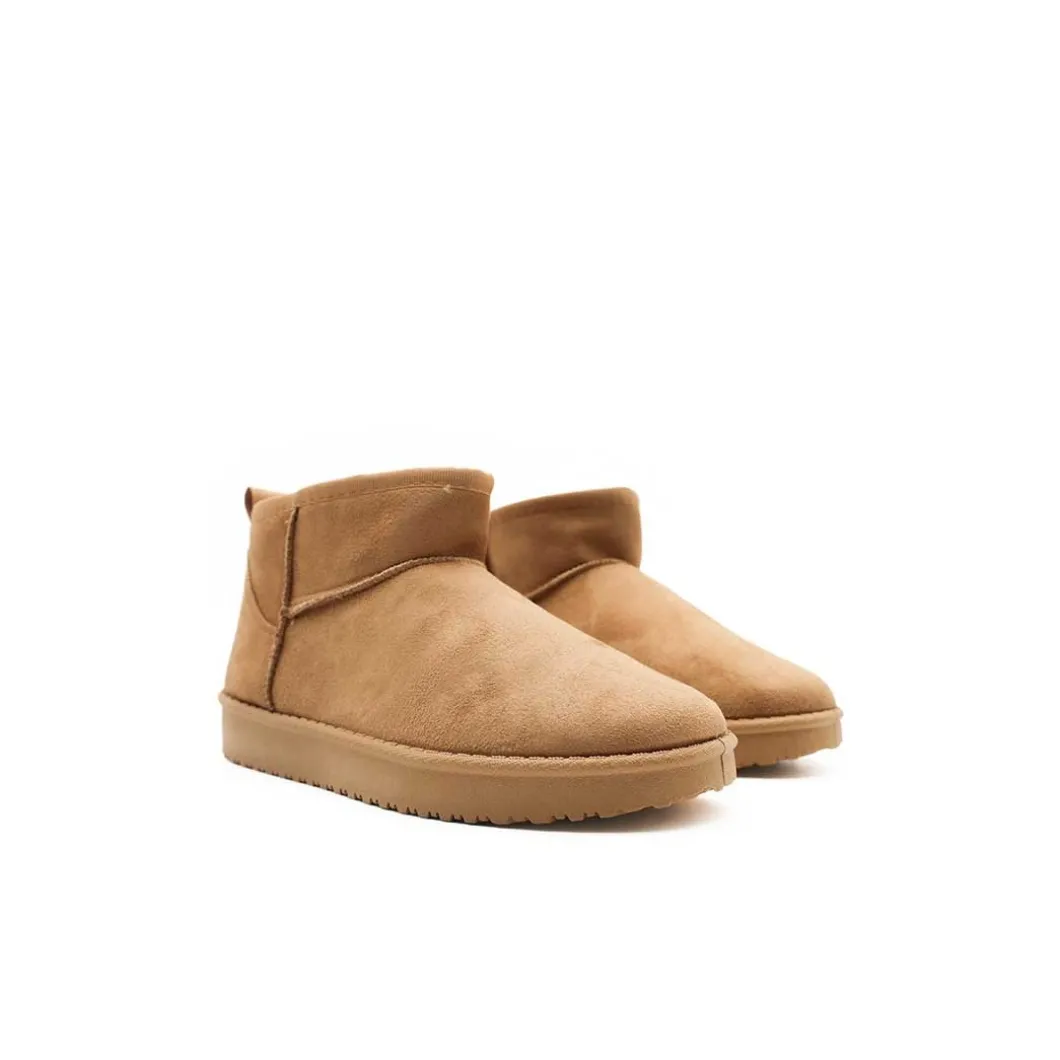 Botín australiano camel con pelo interior