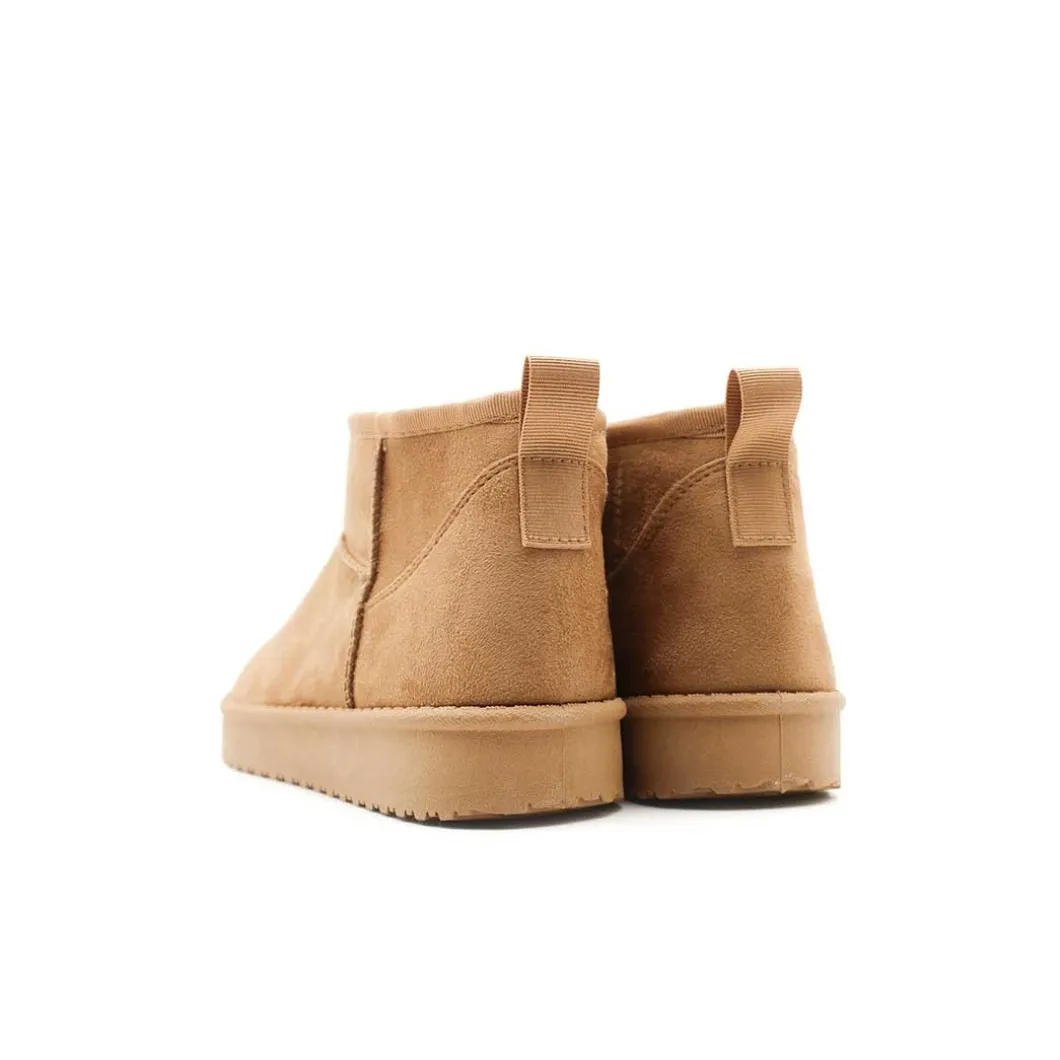 Botín australiano camel con pelo interior