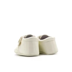 Botín bebé charol beige