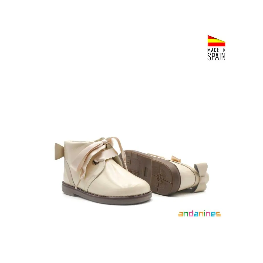 Botín beige beach Andanines