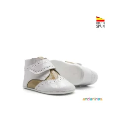 Botín blanco camel primeros pasos
