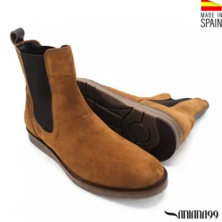 Botín chelsea serraje camel Santana99
