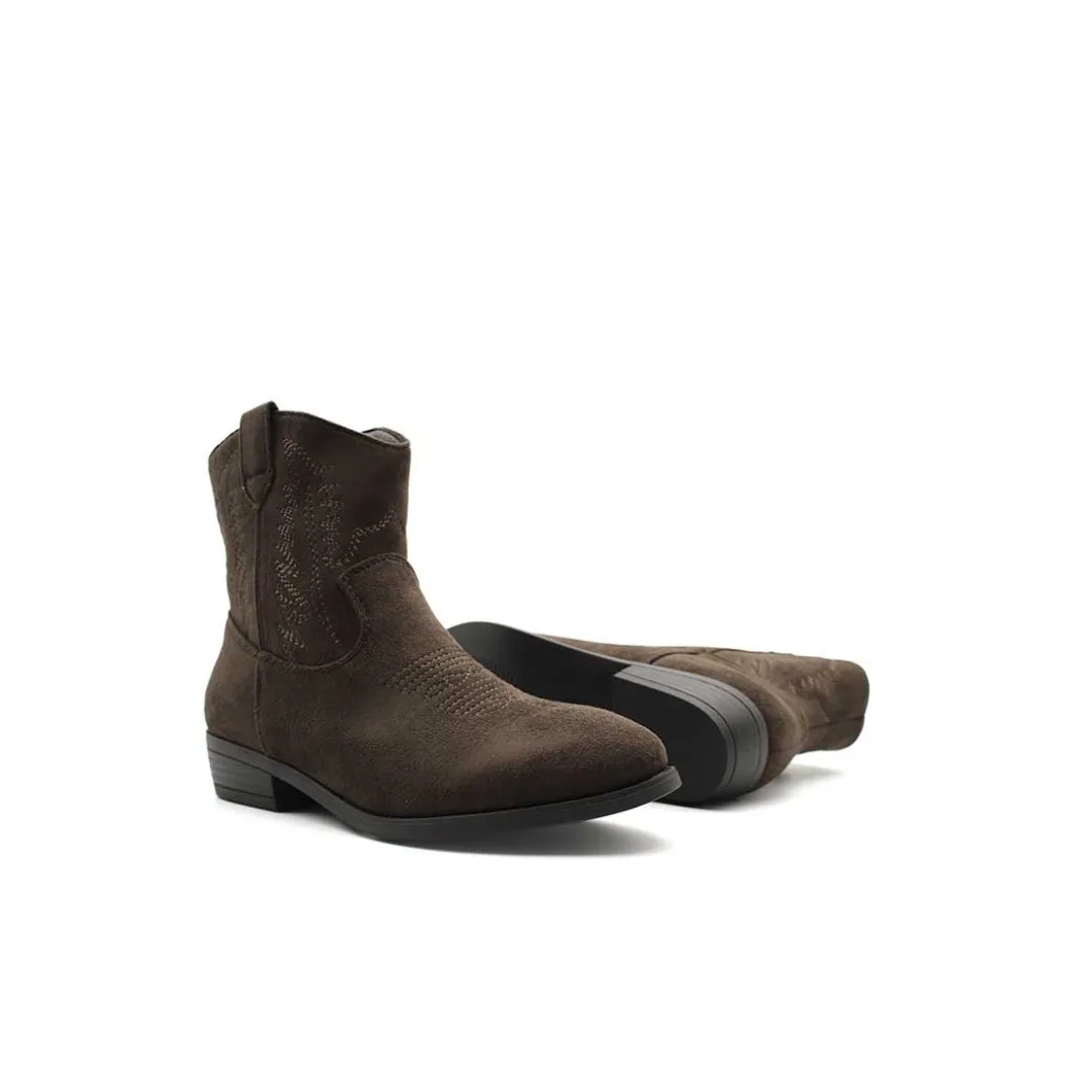 Botín cowboy C790 marrón