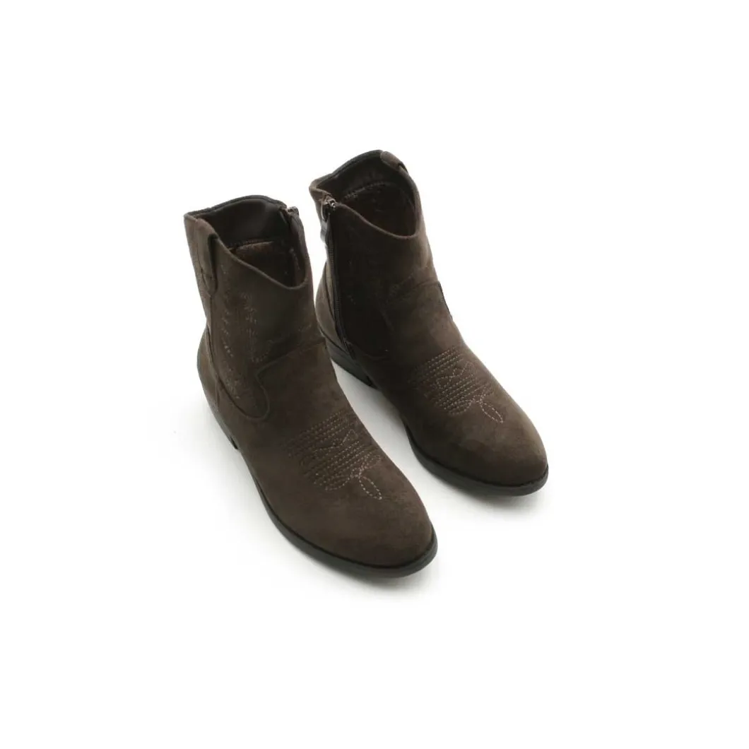 Botín cowboy C790 marrón