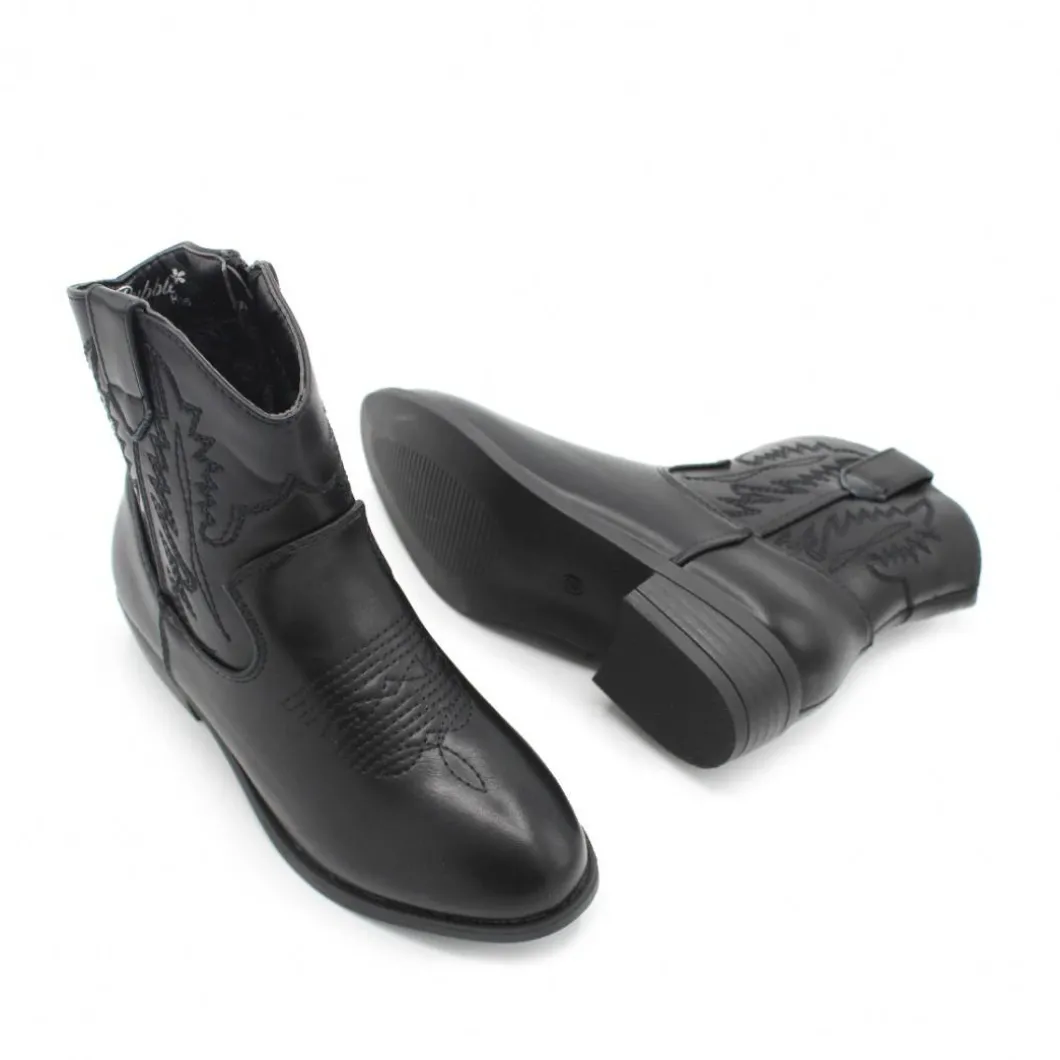 Botín cowboy C790 negro